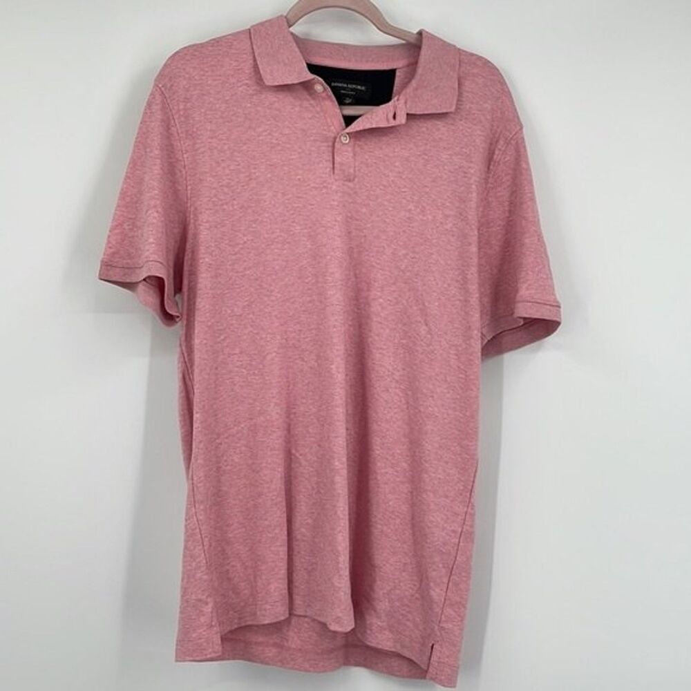Banana Republic Pink Dress Polo Large
